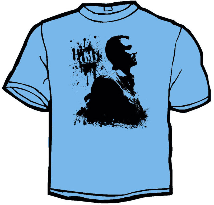 Female Powder Blue Cotton DB T-Shirt
