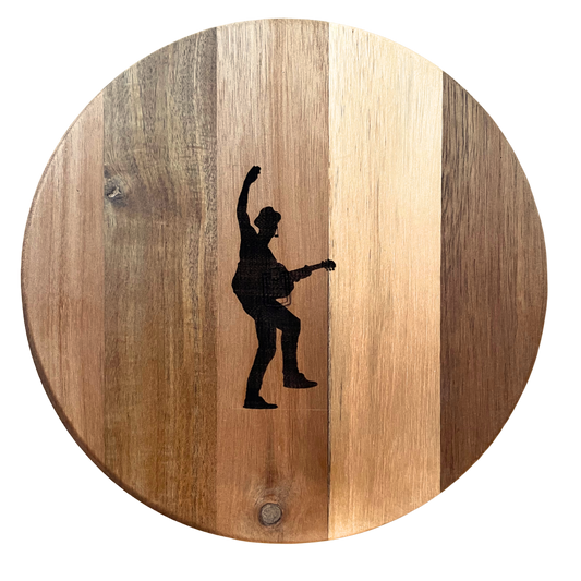 'I was hugged by David Blair' Round Cheese Board 25cm