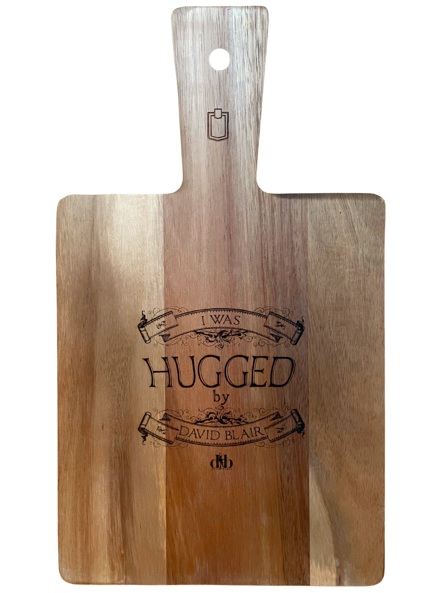 'Stronger Higher Faster' Wood Cutting Board 35x20cm