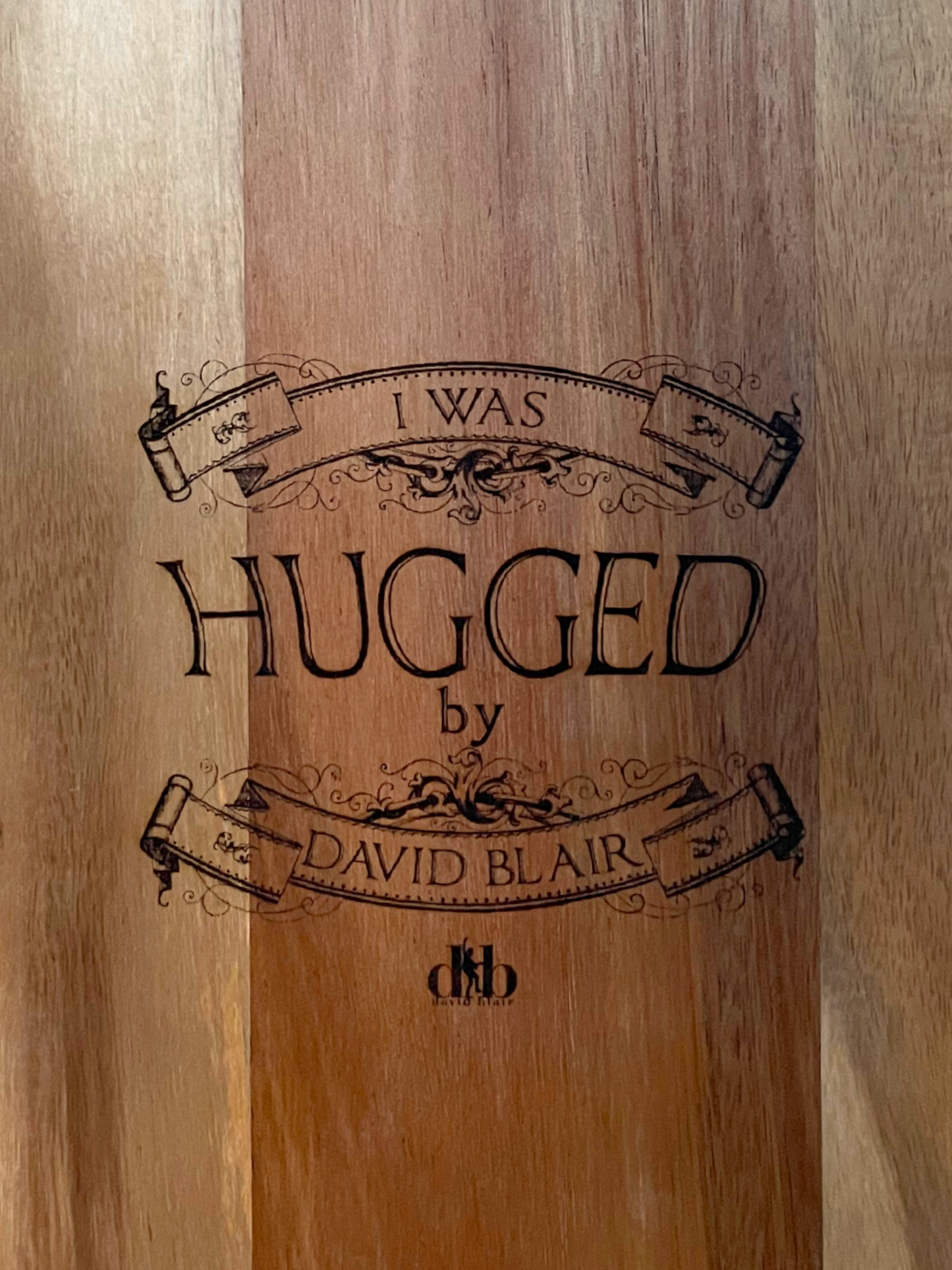 'Stronger Higher Faster' Wood Cutting Board 35x20cm