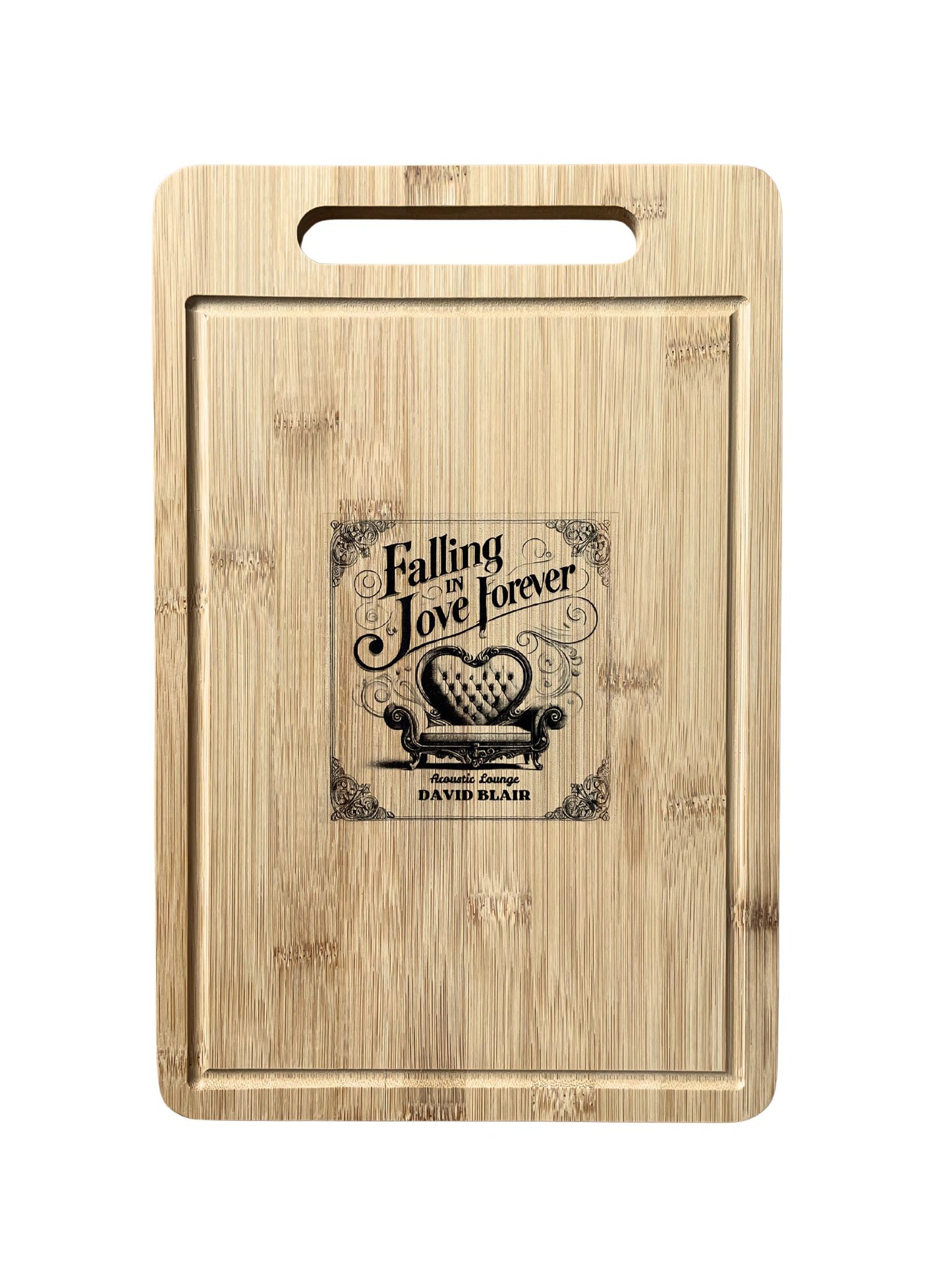 Laser Engraved Bamboo Wood Cutting Board